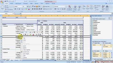 Benefits of Pivot Tables in Excel