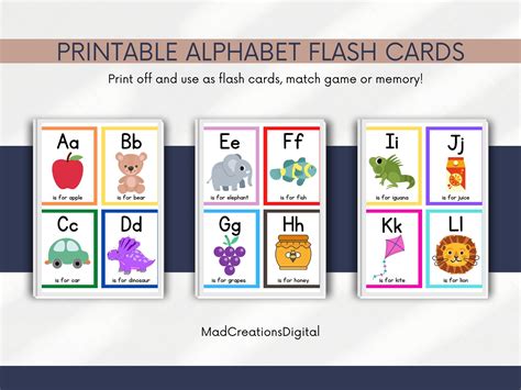 Benefits of Printable Letter Flashcards for Kids