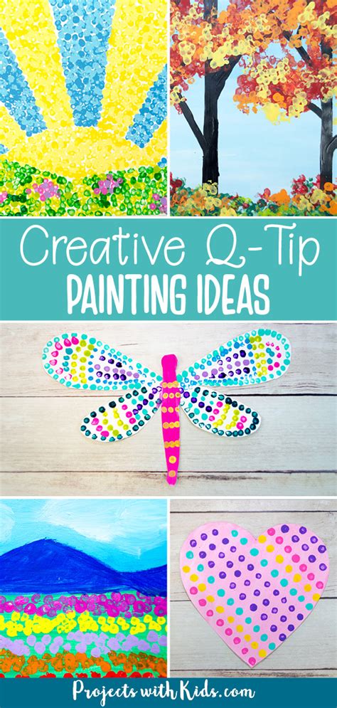 Q-tip painting benefits for kids