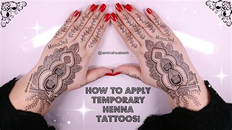 Benefits of Temp Henna Tattoos