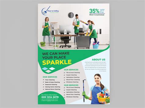 Benefits of Using a Cleaning Services Brochure Template