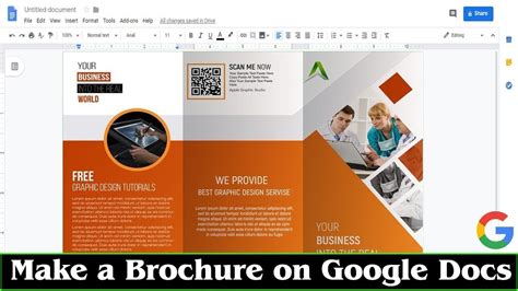 Benefits of using Google Docs brochure templates