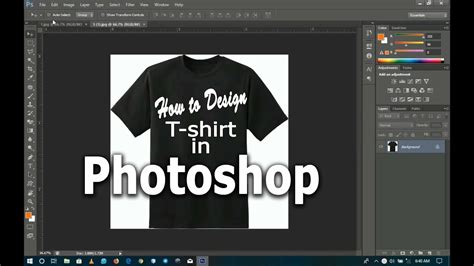 Benefits of Using Photoshop for T-Shirt Design