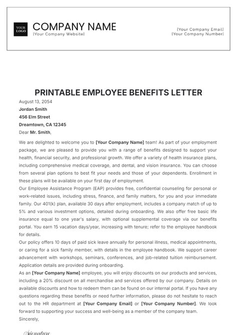 benefits of work note templates