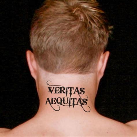 Benefits of Veritas Aequitas Tattoos