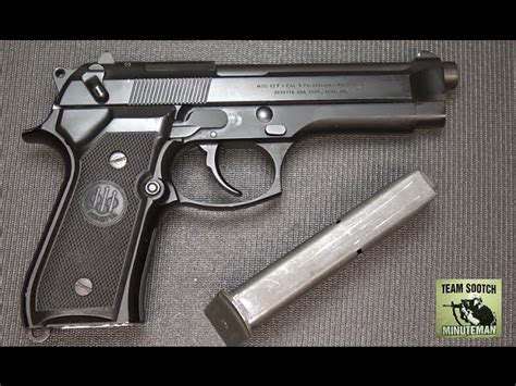 Beretta 92F magazine release