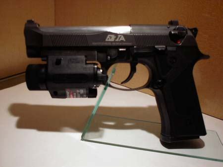 Beretta M9 with laser