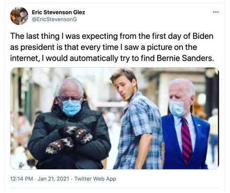 Community engagement with the Bernie meme