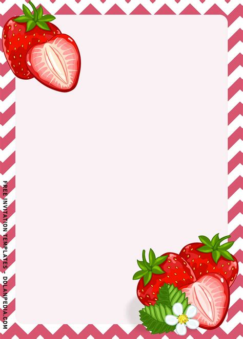 Berry Cute Invitation Templates