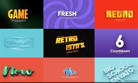 Best After Effects Templates for Text Animations