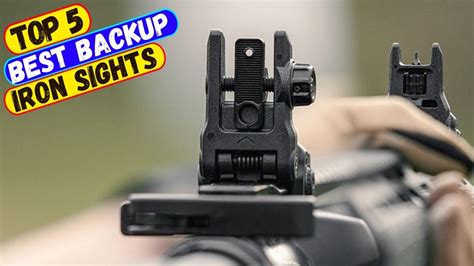 Best Backup Iron Sights for Self-Defense