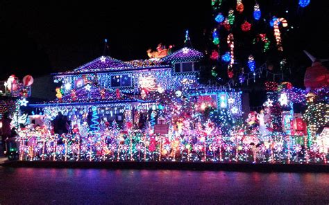 Christmas lights display in Plano