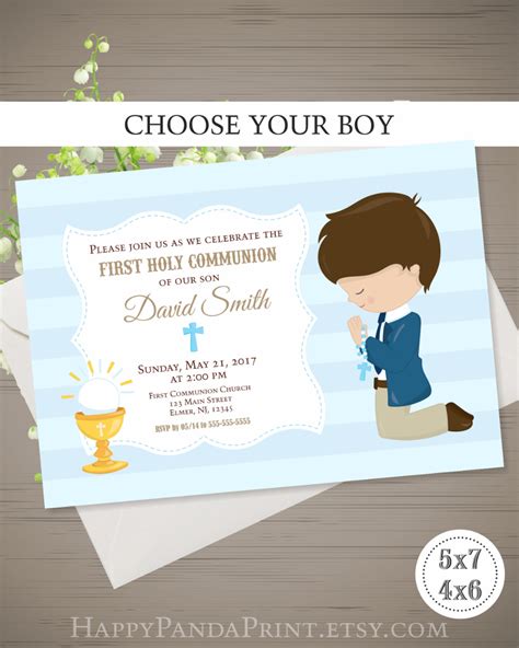 Best First Communion Invitation Designs