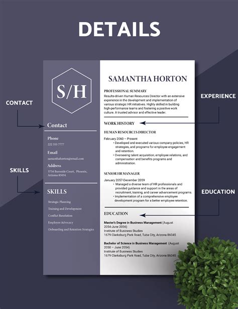 Best Free Monogram Resume Templates