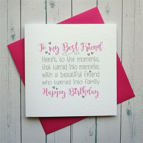 Best friend birthday card ideas with funny designs