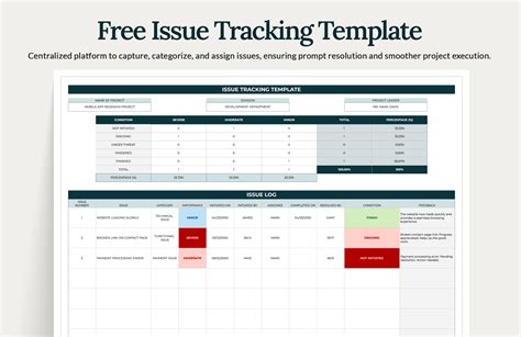 Best Issue Tracking Template Excel