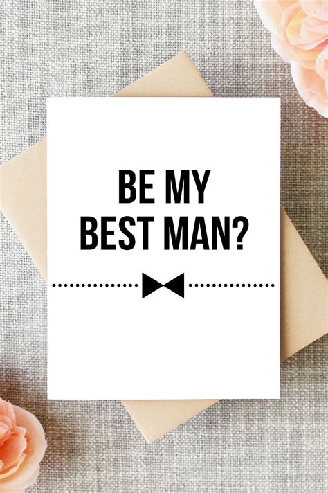 Best Man Card Ideas