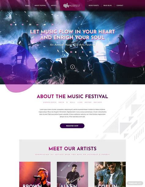 Choosing the Best Music Landing Page Template