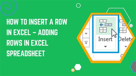 Best practices for adding rows in Excel