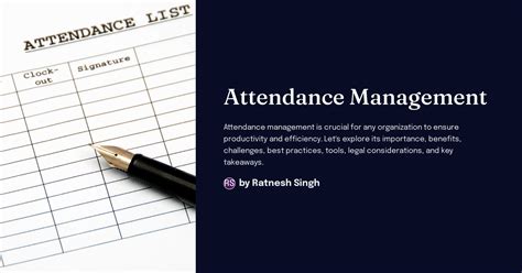 Best practices for attendance tracking