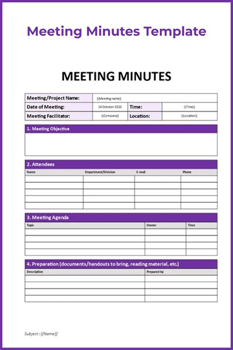 Best Practices for Meeting Minutes Templates