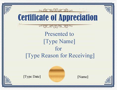 Best Practices for Using a Certificate of Appreciation Template in Word Format