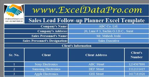 Best practices for using a sales follow-up Excel template