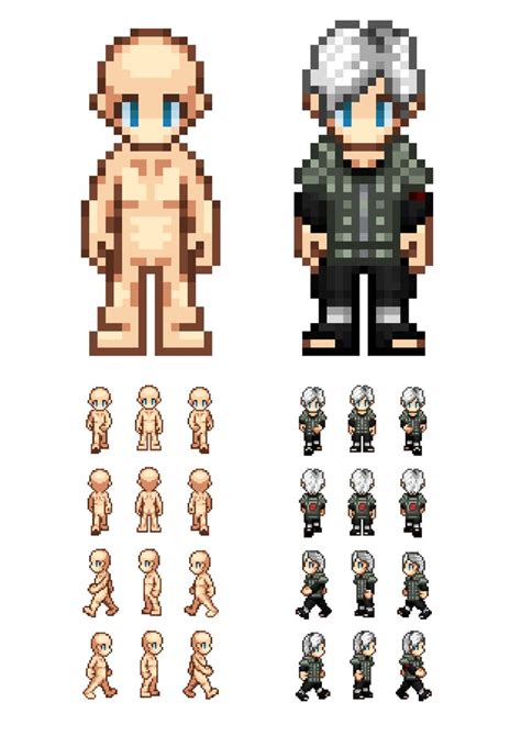 Best Practices Pixel Art Character Template