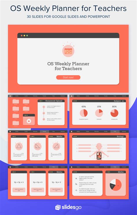 Best Practices Planner Google Slides Template Image