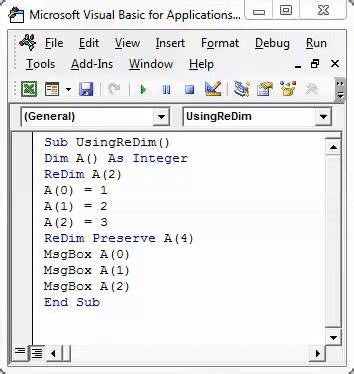 Best Practices for Redim Preserve