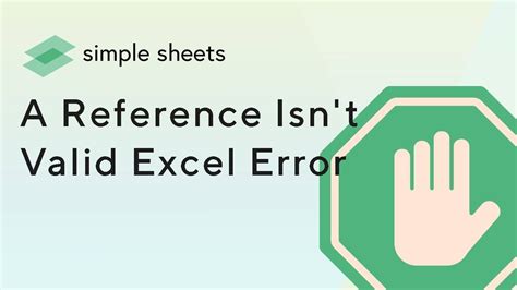 Best Practices to Avoid Reference Not Valid Errors in Microsoft Excel