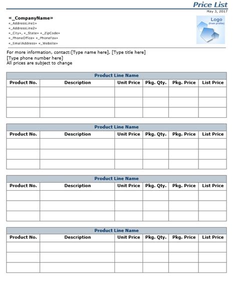 Best Practices for Creating a Wholesale Price List Template