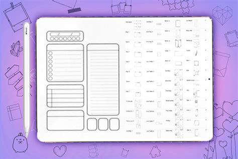 Best Procreate planner template