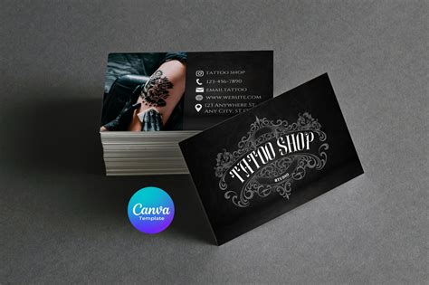 Best tattoo artist business cards