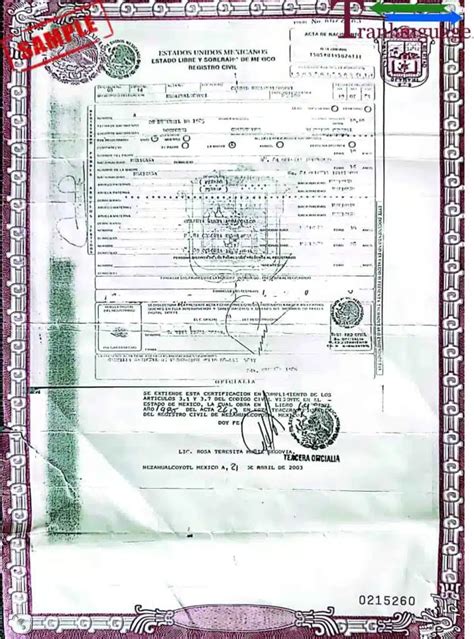 Best translation service for Mexican birth certificate