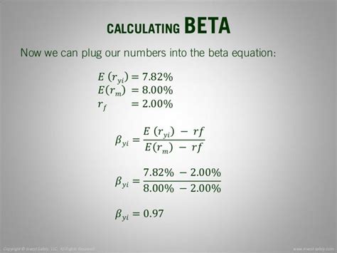 Beta Calculation Example 7