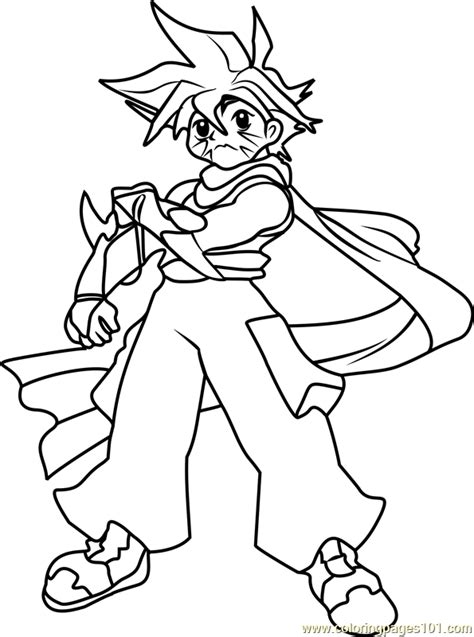 Beyblade Kai Coloring Pages