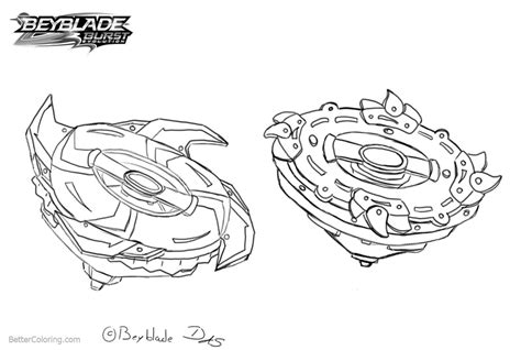 Beyblade Stadium Coloring Pages