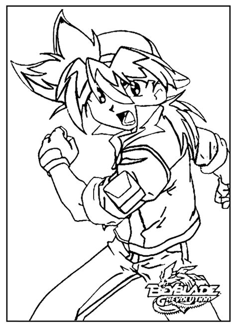 Beyblade Tyson Coloring Pages