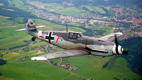 Messerschmitt Bf 109 in flight