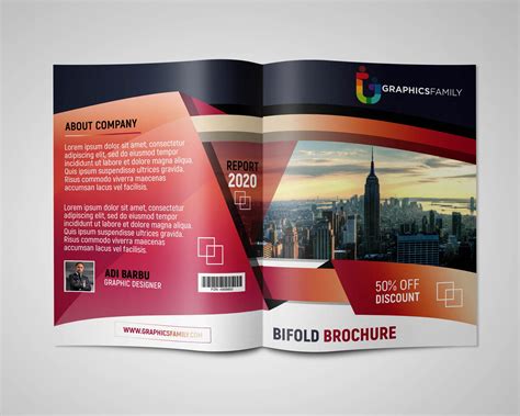 Bi-fold pamphlet templates