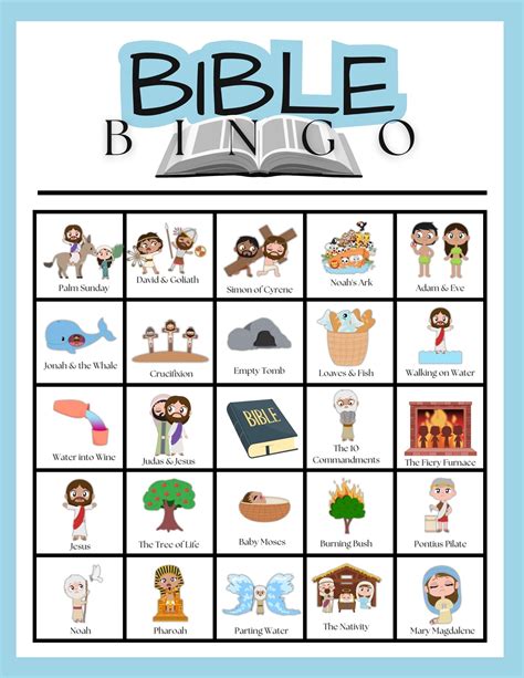 Bible Bingo Printable