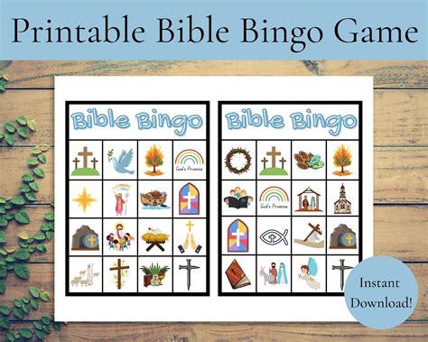 Bible Bingo Printables