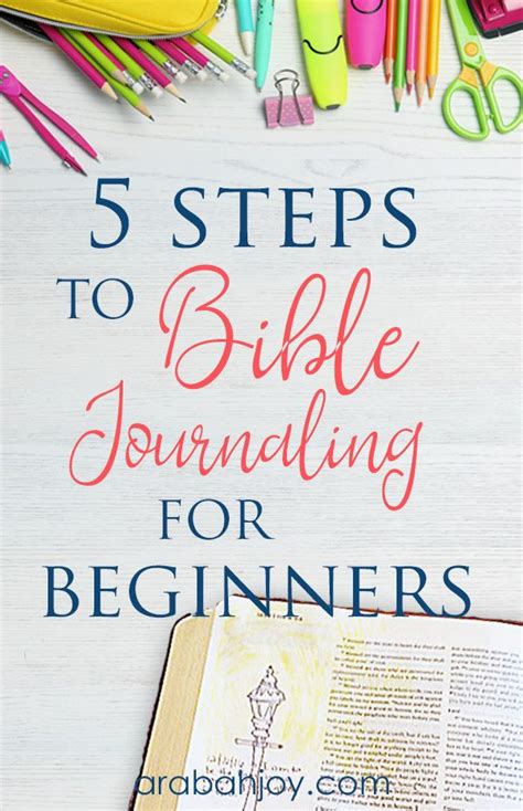 Bible journaling for beginners