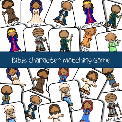 Bible Matching Game for Kids