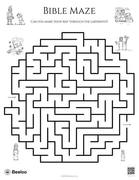 Bible Maze Game for Kids