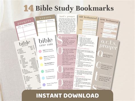 Bible Study Bookmark