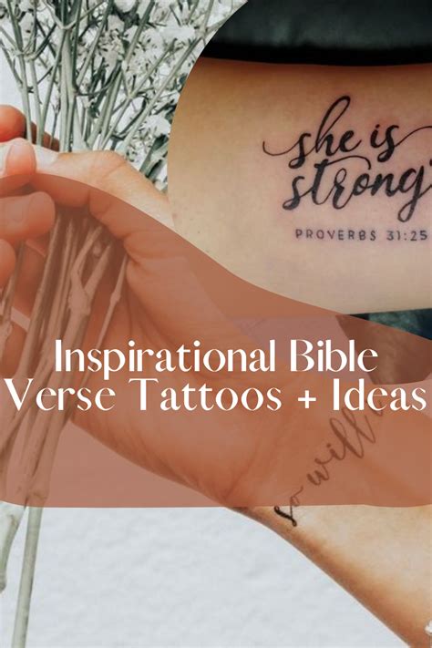 Bible verse tattoos for inspiration