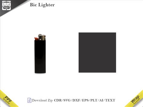 Bic Lighter Skin Templates