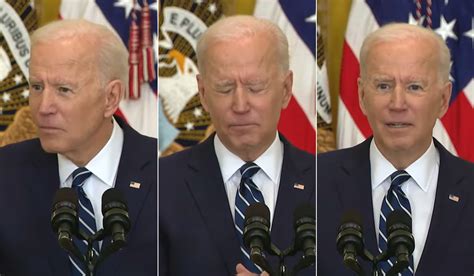 President Joe Biden's facial expressions